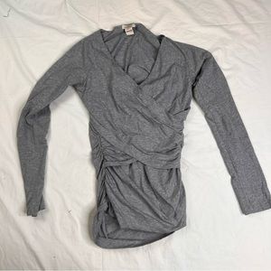 Sundance Long Blouse Pullover Dress Women's Blouse  XS Gray Color L041022